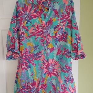 Lilly Pulitzer Shirt Dress Medium